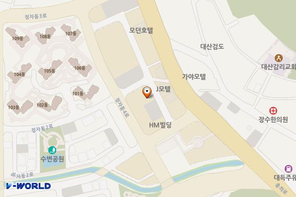 대산지구공영4주차장 위치 지도 — 충청남도 서산시 대산읍 대산리 1639