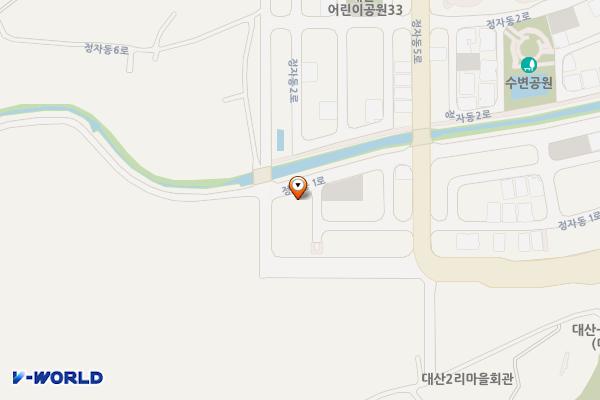 대산지구공영2주차장 위치 지도 — 충청남도 서산시 대산읍 대산리 1653