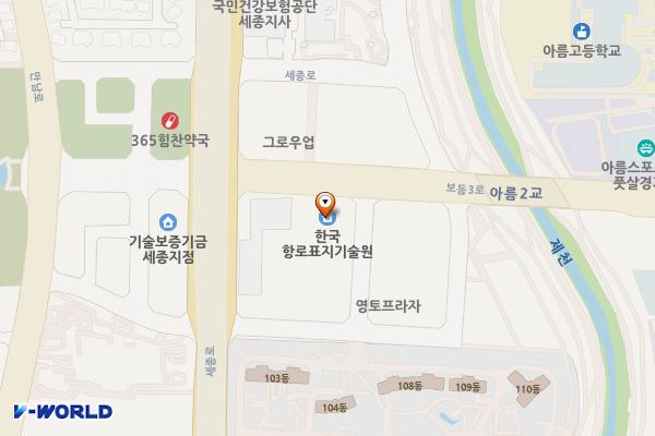 다올비즈니스센터 위치 지도 — 세종특별자치시 아름서1길 13-9, 다올비즈니스센터 (아름동)