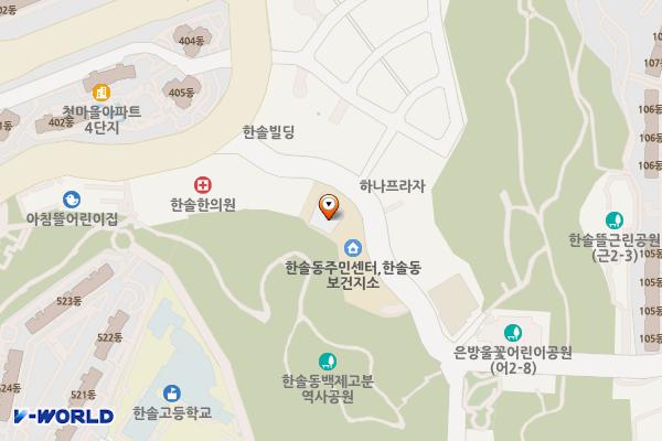 한솔동우체국 위치 지도 — 세종특별자치시 노을3로 93, 세종한솔동우체국 (한솔동)