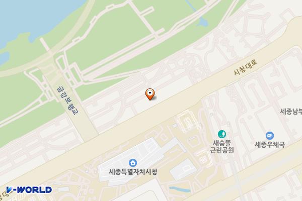 리버에비뉴 위치 지도 — 세종특별자치시 시청대로 163, 리버에비뉴 (보람동)