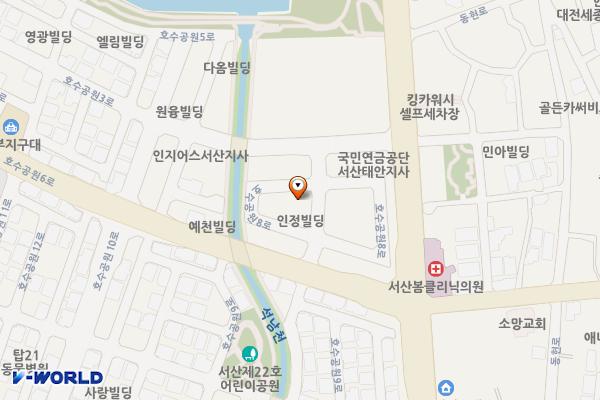 예천공영2주차장 위치 지도 — 충청남도 서산시 예천동 1260-2