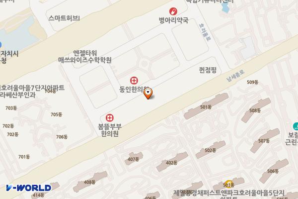 아리랑빌딩 위치 지도 — 세종특별자치시 남세종로 458, 아리랑빌딩 (보람동)