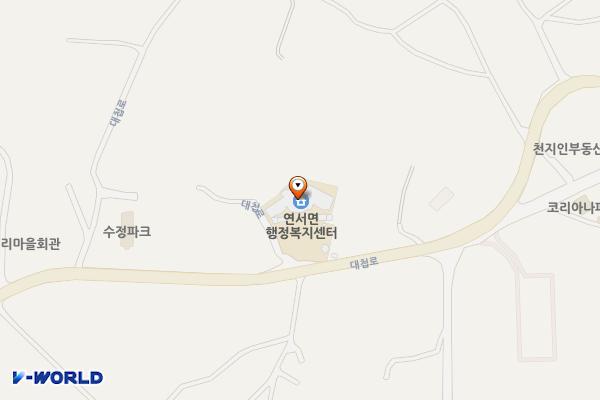 연서면사무소 위치 지도 — 세종특별자치시 연서면 대첩로 238, 연서면사무소, 연서면119지역대