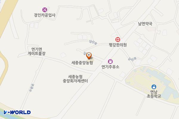 연기면119지역대 위치 지도 — 세종특별자치시 연기면 당산로 113-3, 연기면119지역대