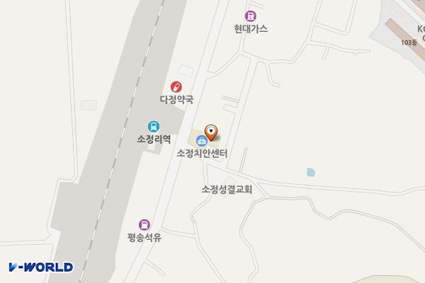 소정면치안센터 위치 지도 — 세종특별자치시 소정면 소정구길 160, 소정치안센터