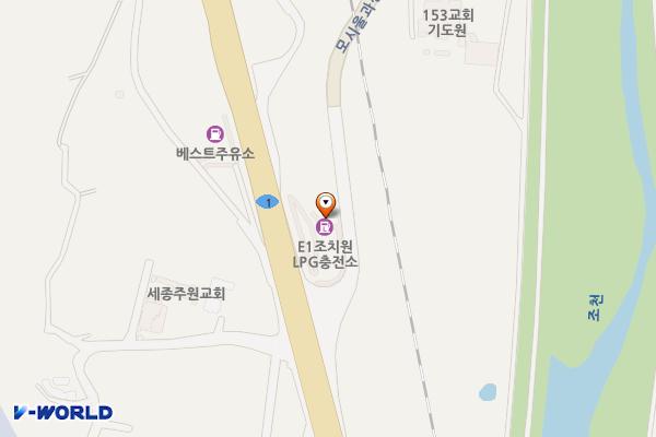 조치원LPG충전소 위치 지도 — 세종특별자치시 조치원읍 세종로 2738