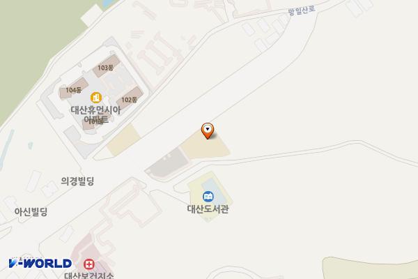 대산119안전센터옆무료공영주차장 위치 지도 — 충청남도 서산시 대산읍 대산리 90-29