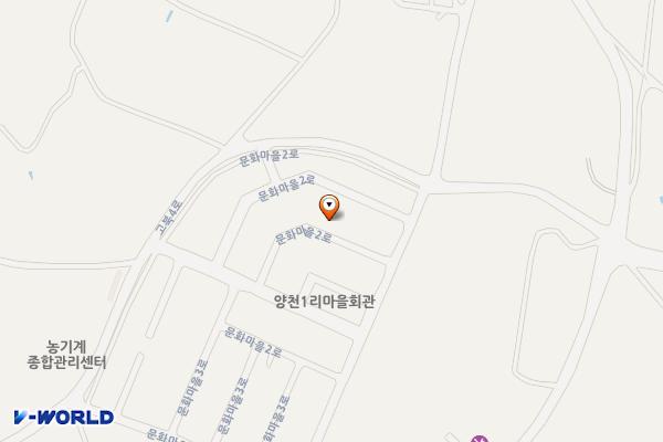 양천1리운동장옆무료공영주차장 위치 지도 — 충청남도 서산시 고북면 양천리 486