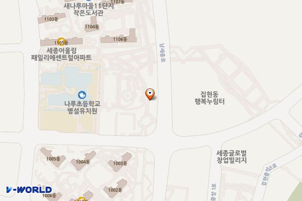 시울문화공원 위치 지도 — 세종특별자치시 남세종로 42 (집현동)