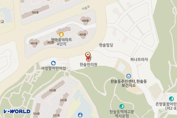 세종센터빌딩B동 위치 지도 — 세종특별자치시 누리로 110 (한솔동)