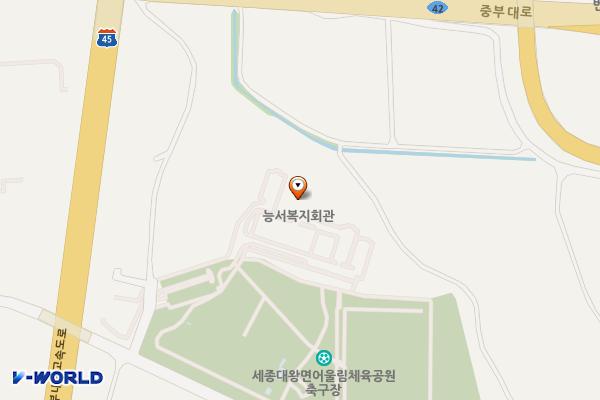능서면복지회관화장실 위치 지도 — 경기도 여주시 능서면 능서공원길 99, 능서면 복지회관