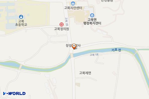 가구리무료공영주차장 위치 지도 — 충청남도 서산시 고북면 가구리 699