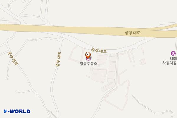 영릉주유소·충전소화장실 위치 지도 — 경기도 여주시 능서면 중부대로 2710-16