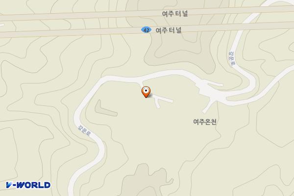 여주온천화장실 위치 지도 — 경기도 여주시 강천면 강문로 864, 여주온천