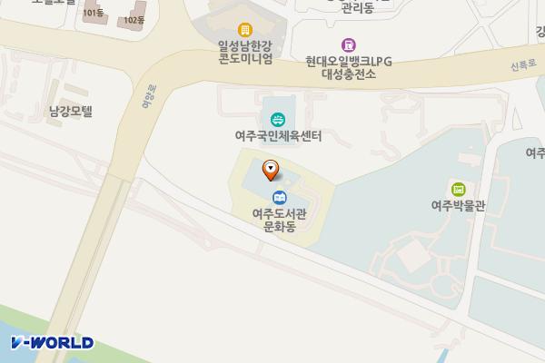여주도서관본관화장실2 위치 지도 — 경기도 여주시 여양로 190-17, 여주도서관 1층 (천송동)