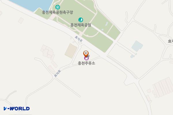 흥천주유소·충전소화장실 위치 지도 — 경기도 여주시 흥천면 효자로 87, 흥천주유소·충전소