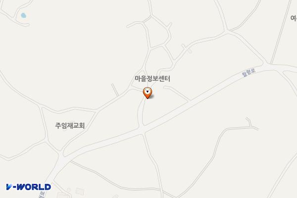 광대리농촌체험마을화장실 위치 지도 — 경기도 여주시 능서면 광대1길 6, 한우물화장실