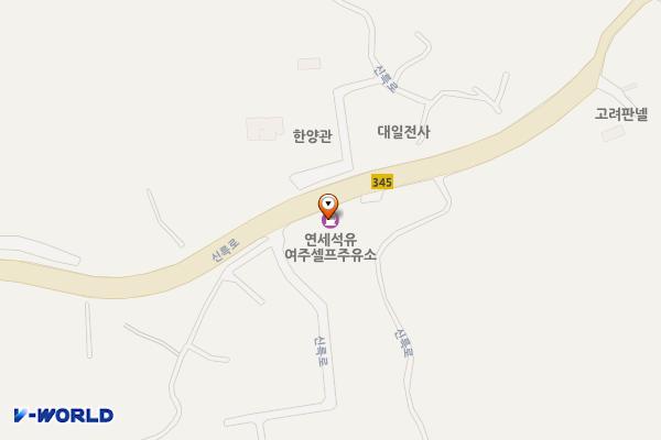 연세석유주유소·충전소화장실 위치 지도 — 경기도 여주시 신륵로 164, 연세석유주유소·충전소 (천송동)