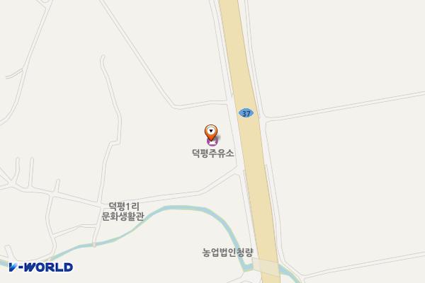 덕평알뜰주유소·충전소화장실 위치 지도 — 경기도 여주시 점동면 장여로 931, 덕평알뜰주유소·충전소