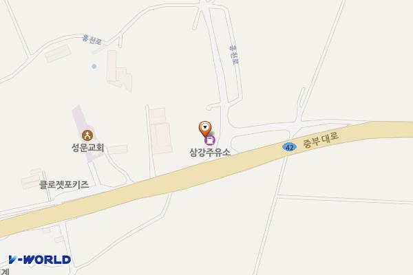 삼강주유소·충전소화장실 위치 지도 — 경기도 여주시 흥천면 흥천로 1, 삼강주유소·충전소