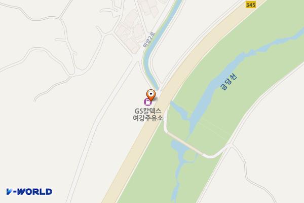 여강주유소·충전소화장실 위치 지도 — 경기도 여주시 북내면 여양2로 170