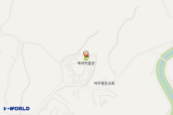 목아박물관관화장실 위치 지도 — 경기도 여주시 강천면 이문안길 21, 학예연구실
