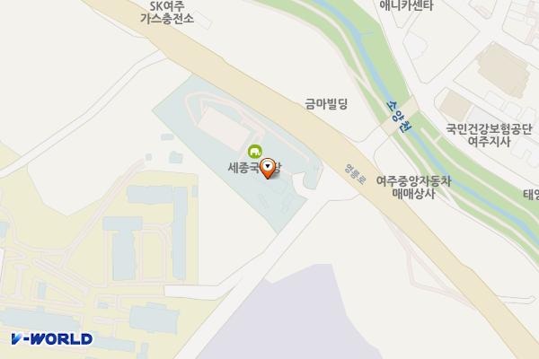 세종도서관화장실(우) 위치 지도 — 경기도 여주시 영릉로 125, 여주세종도서관,세종국악당 (하동)