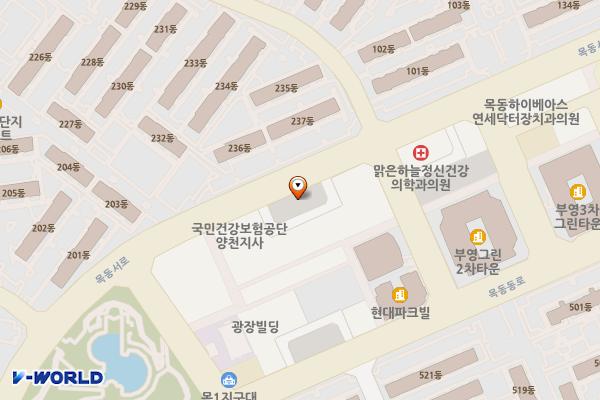 우리 위치 지도 — 서울특별시 양천구 목동 907-8