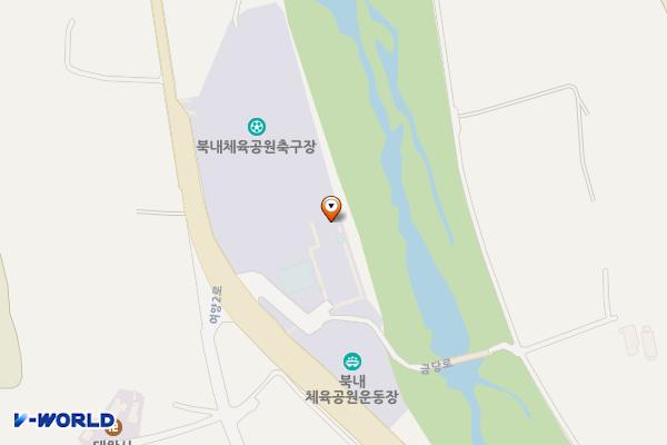 북내체육공원화장실 위치 지도 — 경기도 여주시 북내면 금당로 260-3