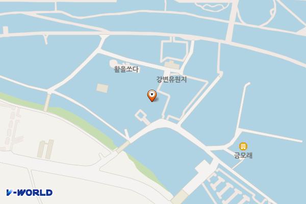 금은모래캠핑장관리본동화장실 위치 지도 — 경기도 여주시 강변유원지길 105, 리버스랜드 (연양동)