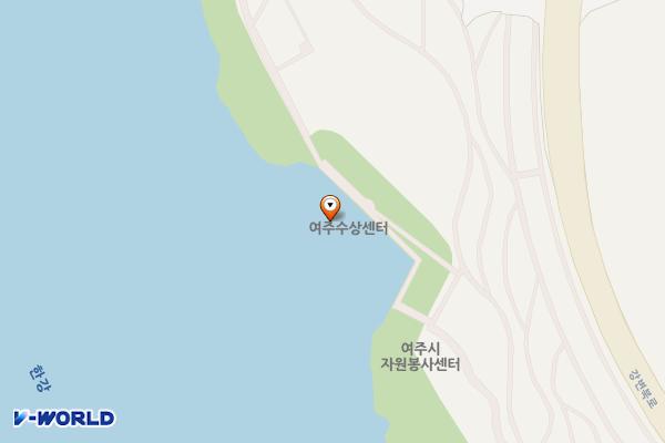여주수상센터화장실 위치 지도 — 경기도 여주시 강변북로 163, 여주수상센터 3층 (현암동)