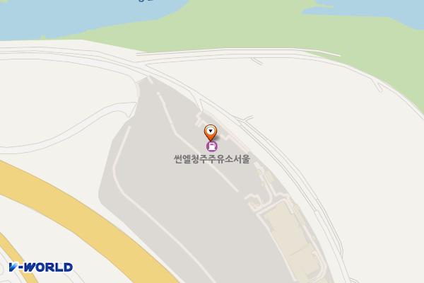 옥산하주유소 위치 지도 — 충청북도 청주시 흥덕구 경부고속도로 318-1
