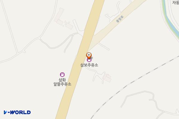 삼보주유소 위치 지도 — 충청북도 청주시 청원구 북이면 충청대로 1524