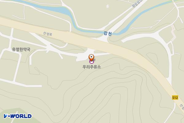 우리주유소 위치 지도 — 충청북도 청주시 상당구 낭성면 산성로 724