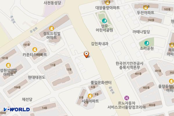 북청주LPG충전소 위치 지도 — 충청북도 청주시 청원구 공항로 149-1 (사천동)
