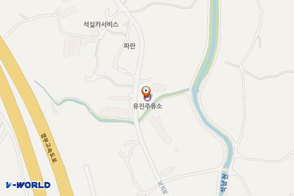 유진주유소 위치 지도 — 충청북도 청주시 서원구 남이면 남석로 402