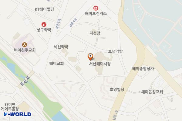 해미면 읍내리 209 공영주차장 위치 지도 — 충청남도 서산시 해미면 읍내리 209