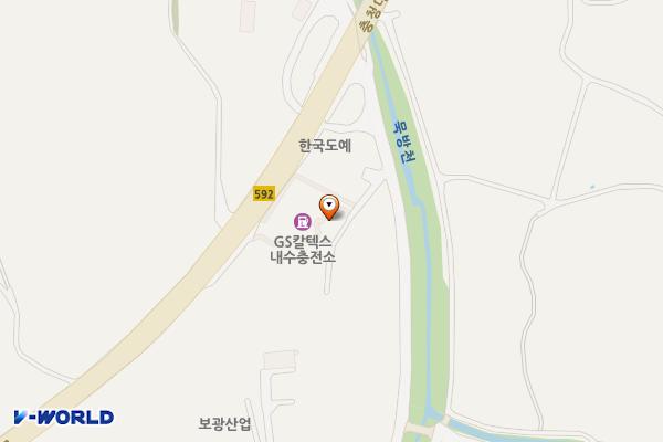 내수LPG충전소 위치 지도 — 충청북도 청주시 청원구 내수읍 묵방국동로 12