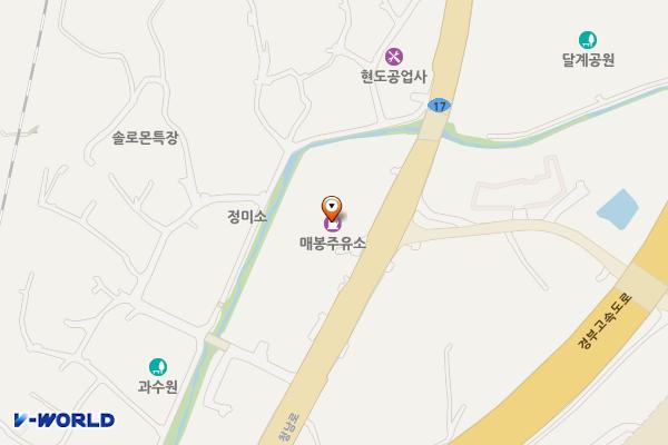 매봉주유소 위치 지도 — 충청북도 청주시 서원구 현도면 청남로 193
