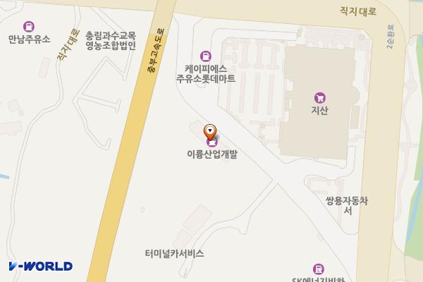 청주화물터미널주유소 위치 지도 — 충청북도 청주시 흥덕구 직지대로240번길 38(지동동)