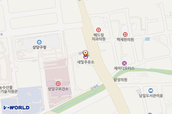 새빛주유소 위치 지도 — 충청북도 청주시 상당구 남일면 단재로 466-5