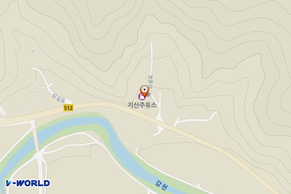 지산주유소 위치 지도 — 충청북도 청주시 상당구 낭성면 산성로 1143