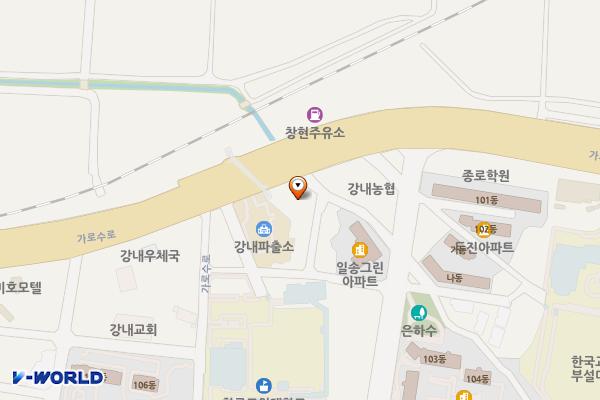 강내농협 위치 지도 — 충청북도 청주시 흥덕구 강내면 가로수로 570
