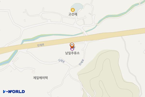 남일주유소 위치 지도 — 충청북도 청주시 상당구 남일면 단재로 828