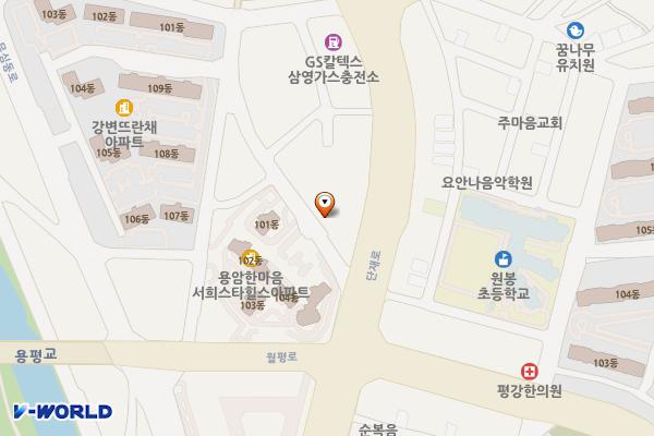 지에스칼텍스㈜대청주유소 위치 지도 — 충청북도 청주시 상당구 단재로196번길 8 (용암동)