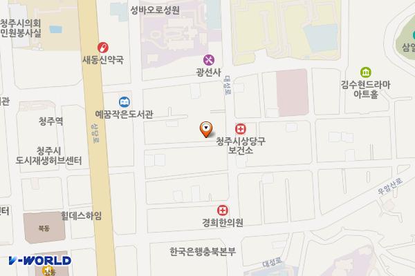 탑주유소 위치 지도 — 충청북도 청주시 상당구 대성로 169-1(수동)