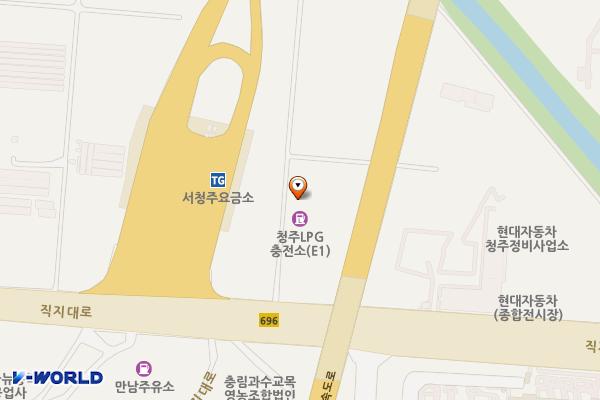 청주LPG충전소(1층) 위치 지도 — 충청북도 청주시 흥덕구 직지대로 231