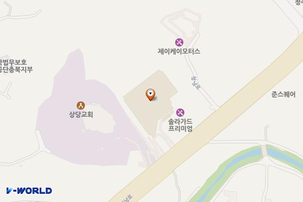 (주)이마트청주점(2층) 위치 지도 — 충청북도 청주시 서원구 청남로 1853 (미평동)