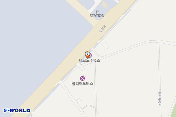 테크노주유소 위치 지도 — 충청북도 청주시 흥덕구 옥산면 남촌리 482-1(중부로 532)